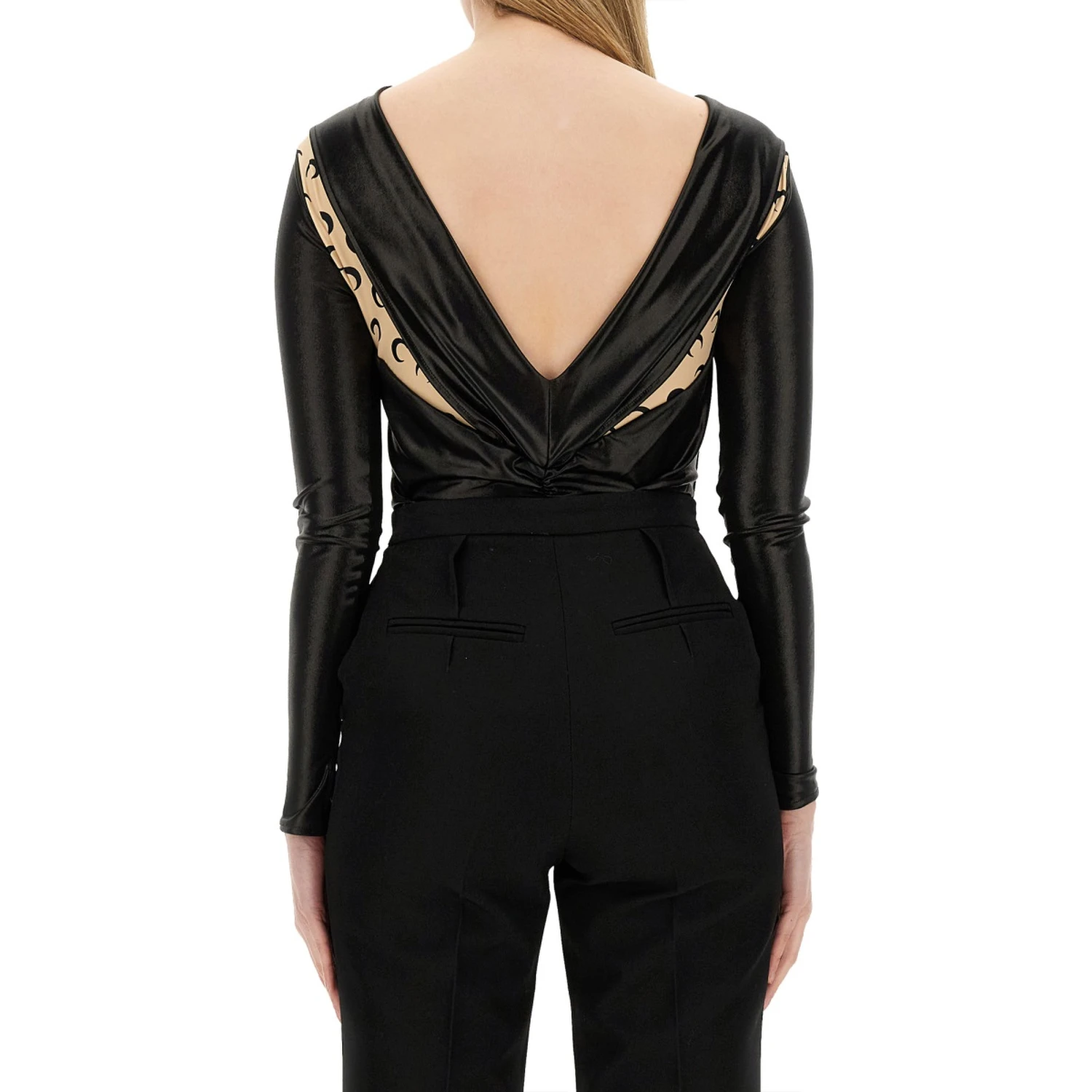 DRAPED BODYSUIT