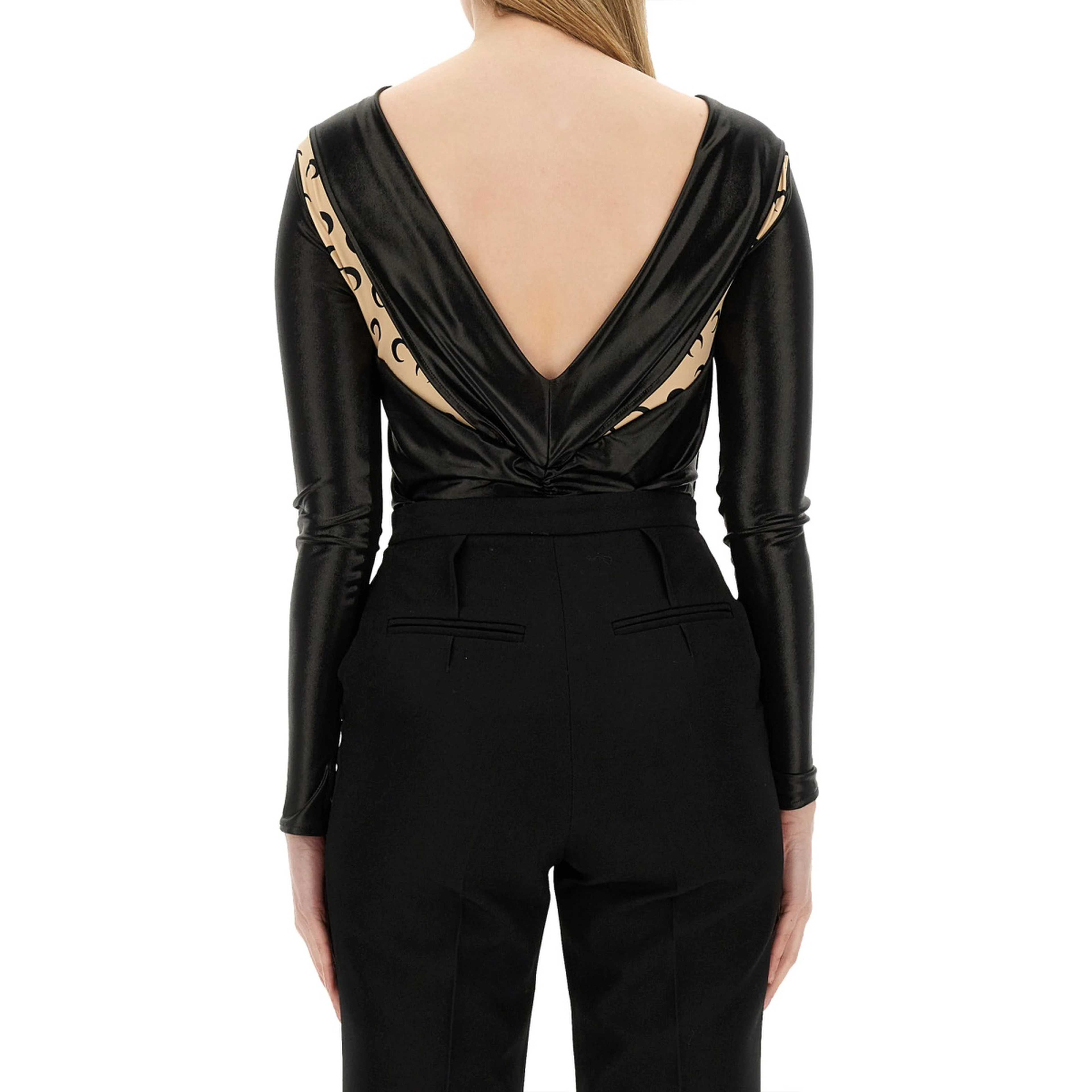 DRAPED BODYSUIT