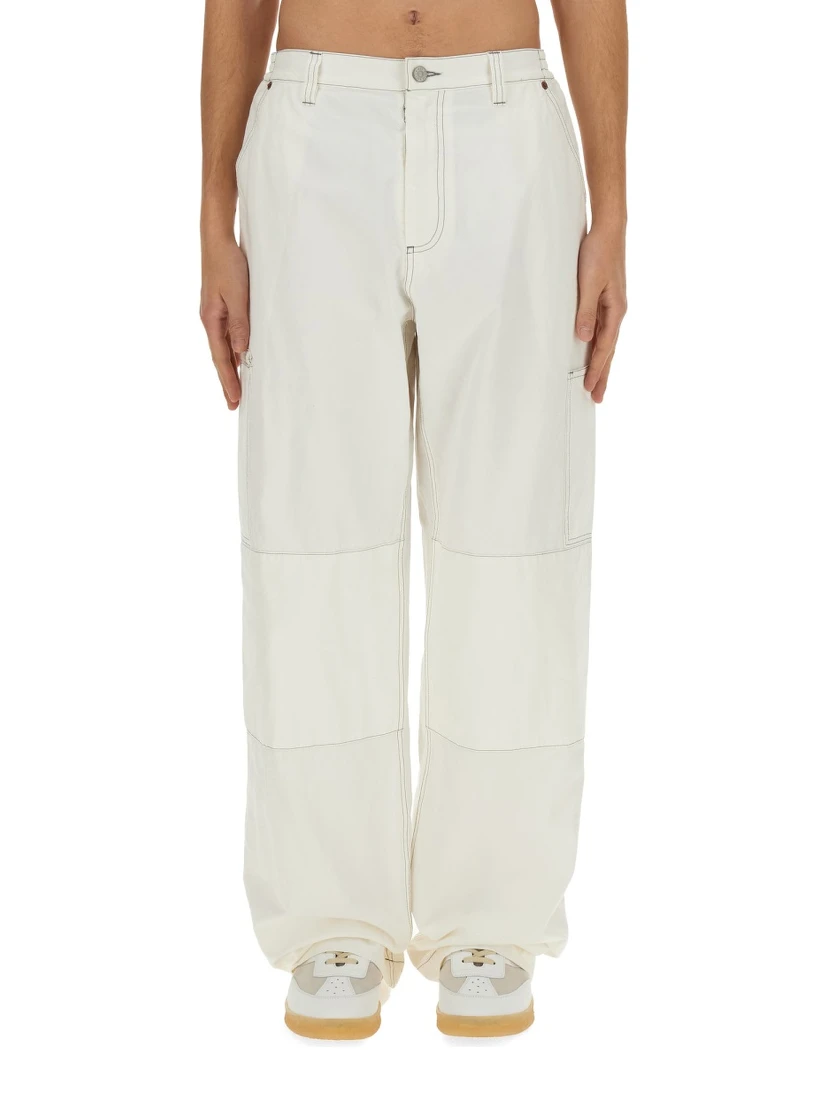 COTTON CANVAS PANTS