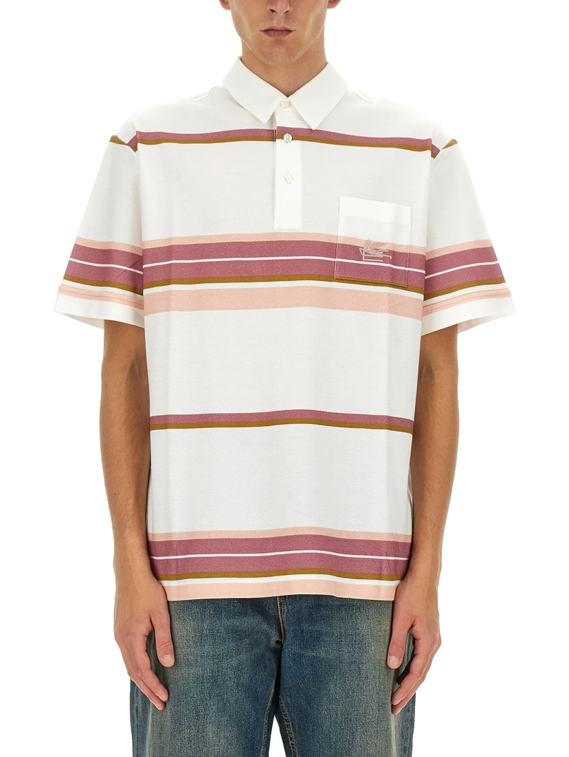 POLO SHIRT WITH PEGASUS EMBROIDERY