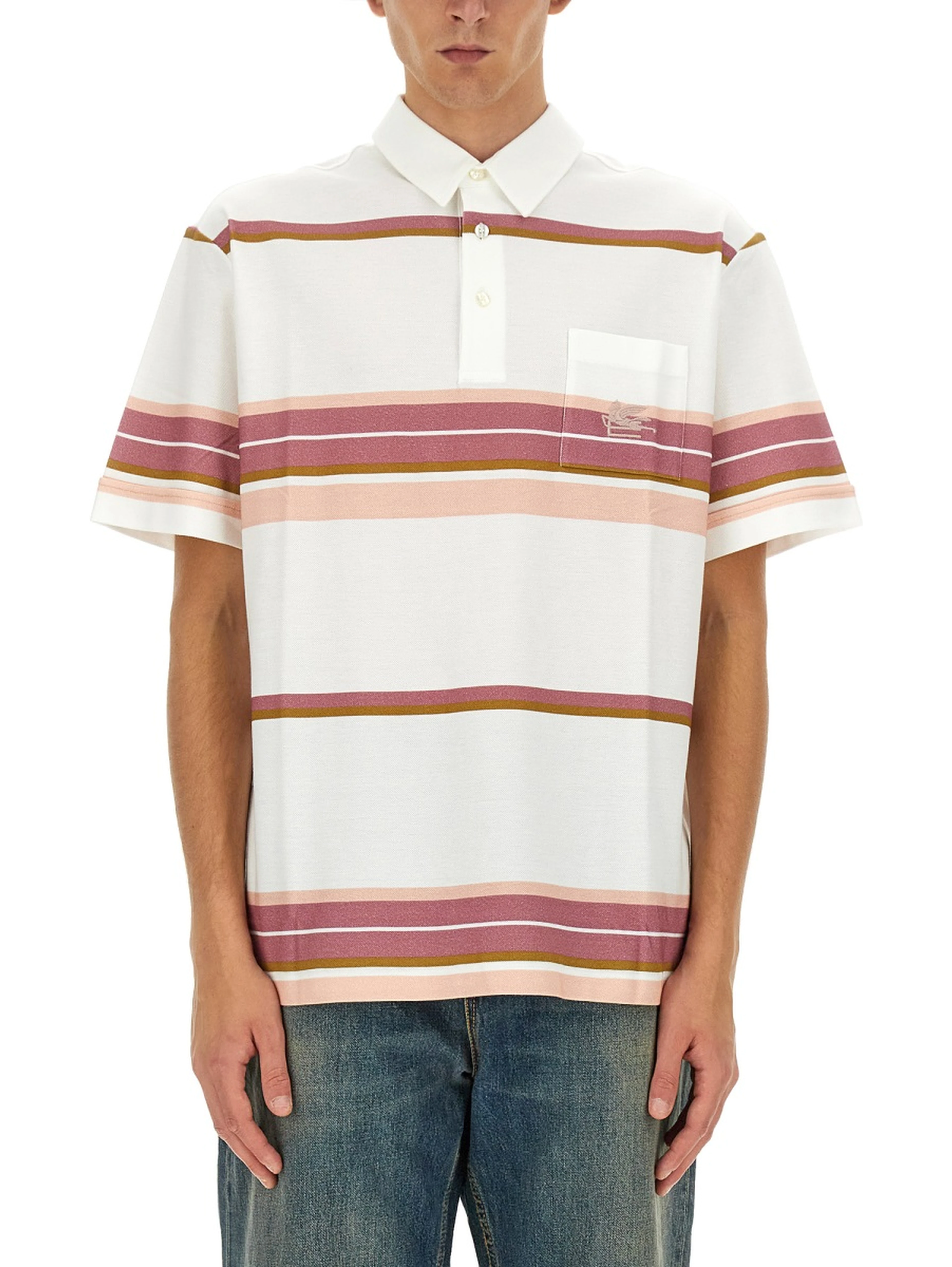POLO SHIRT WITH PEGASUS EMBROIDERY