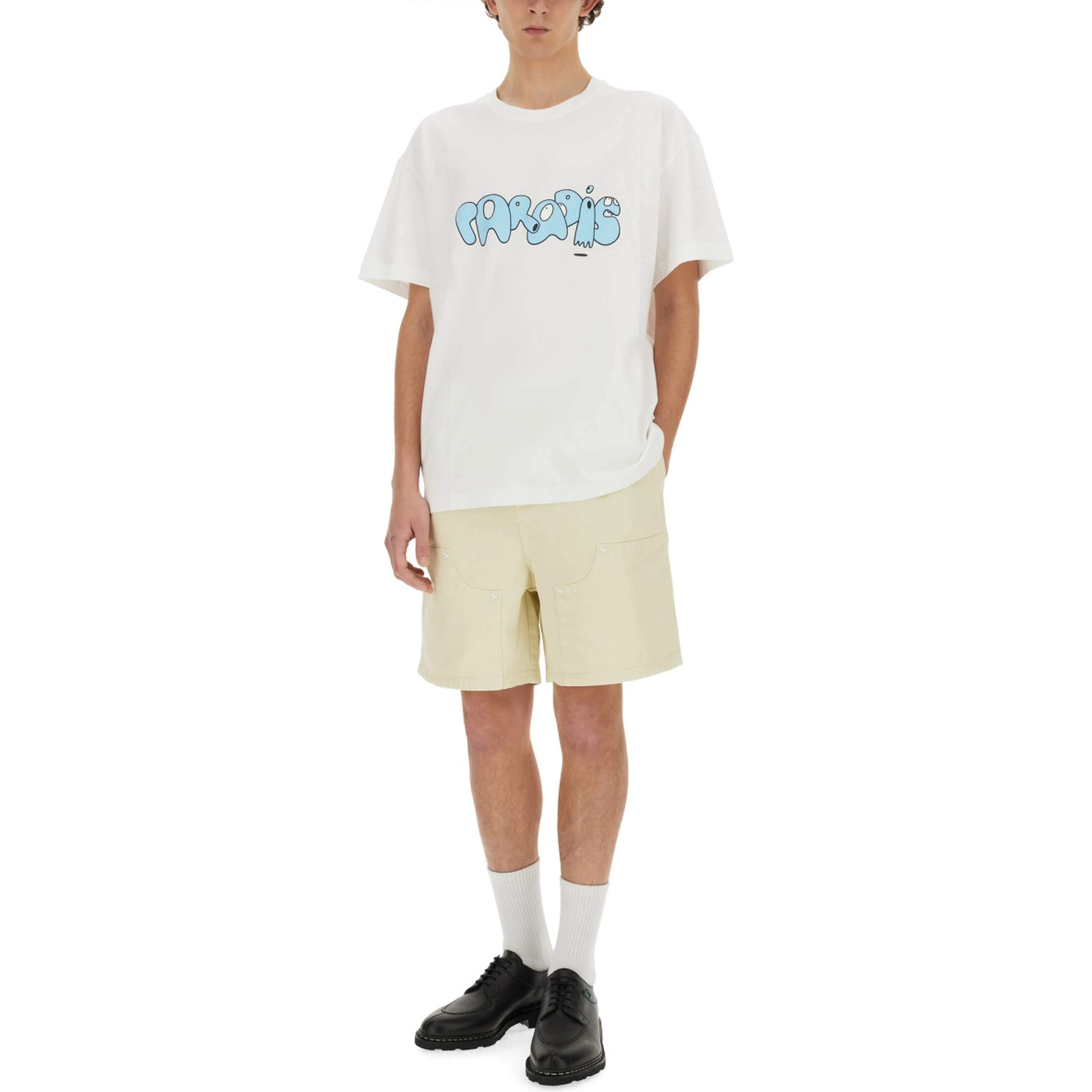 SHORT IN TWILL