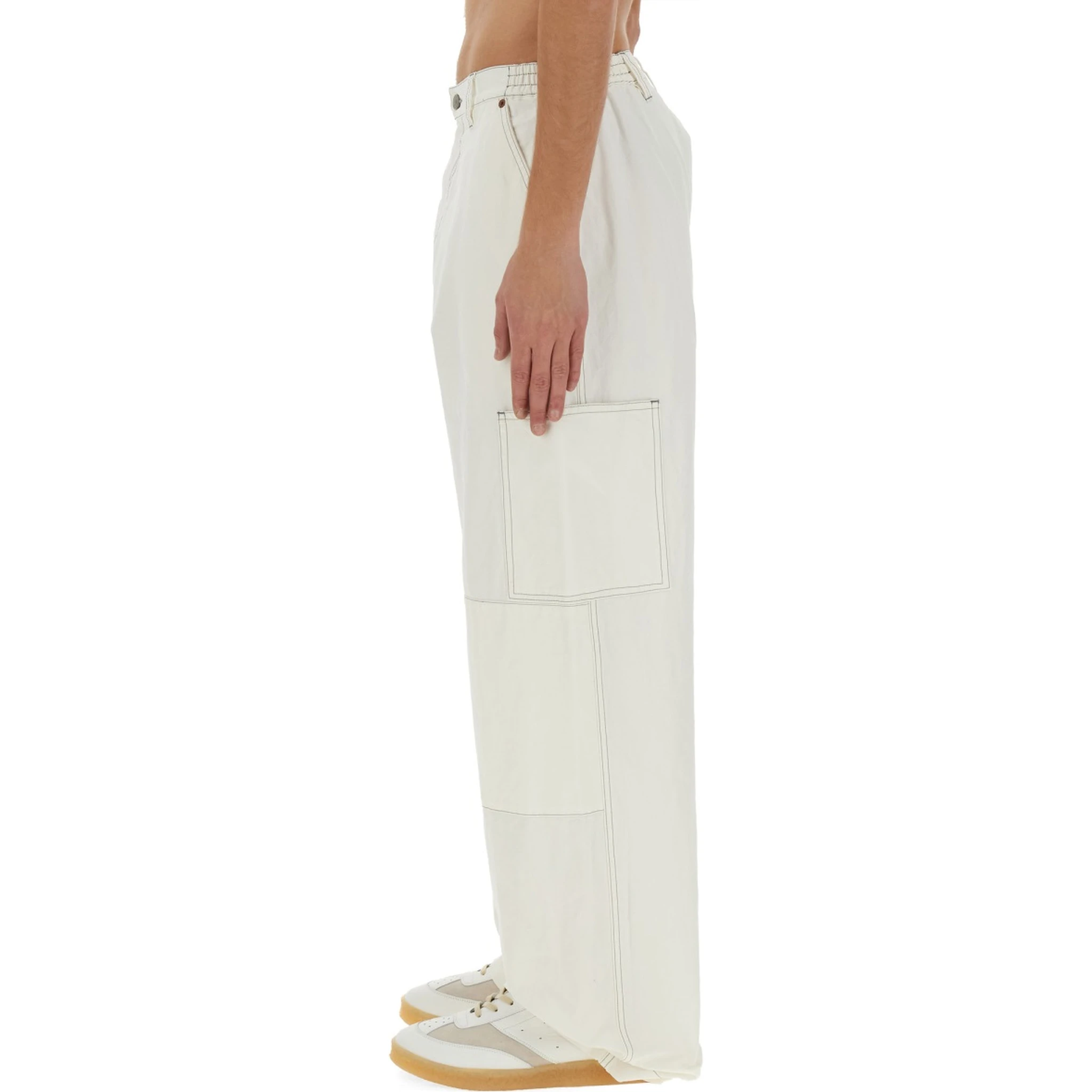 COTTON CANVAS PANTS