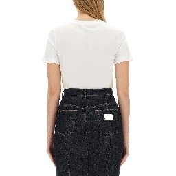 T-SHIRT WITH LOGO PATCH