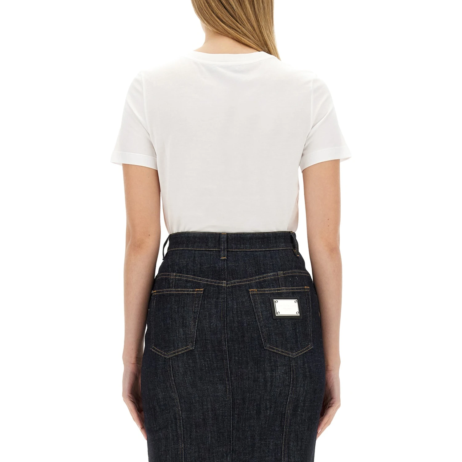 T-SHIRT WITH LOGO PATCH