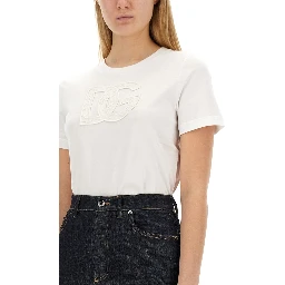 T-SHIRT WITH LOGO PATCH