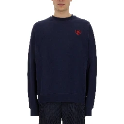 SWEATSHIRT WITH HEART EMBROIDERY