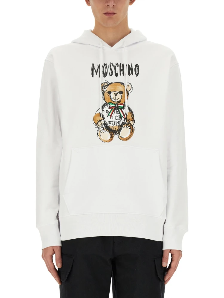 TEDDY PRINT SWEATSHIRT