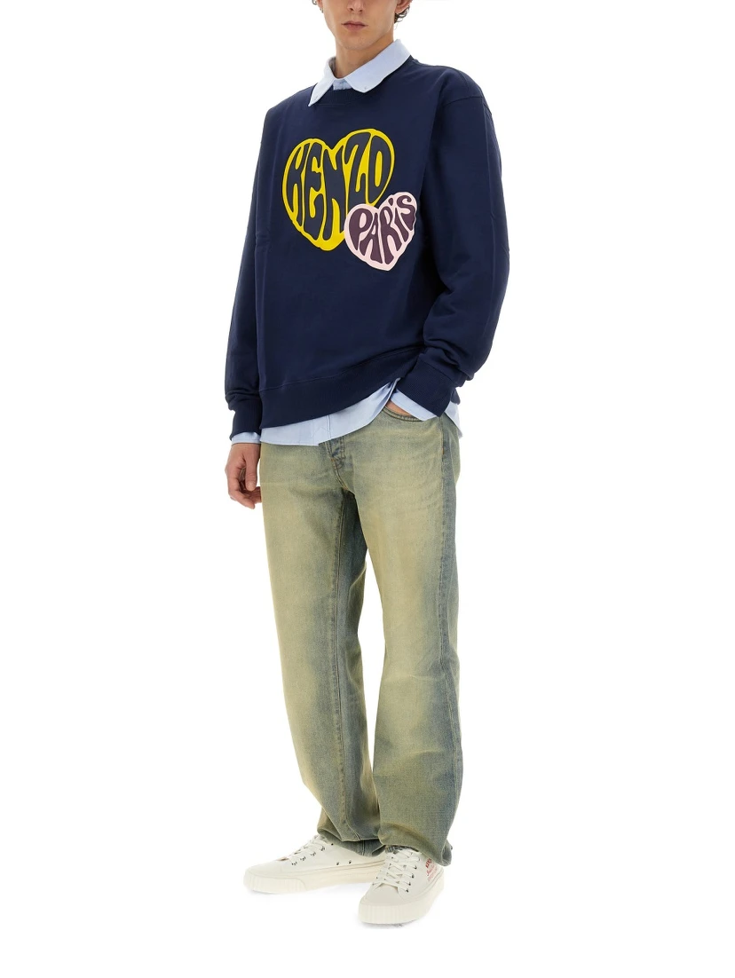 SLIM BARA JEANS 'KENZO DRAWN VARSITY'