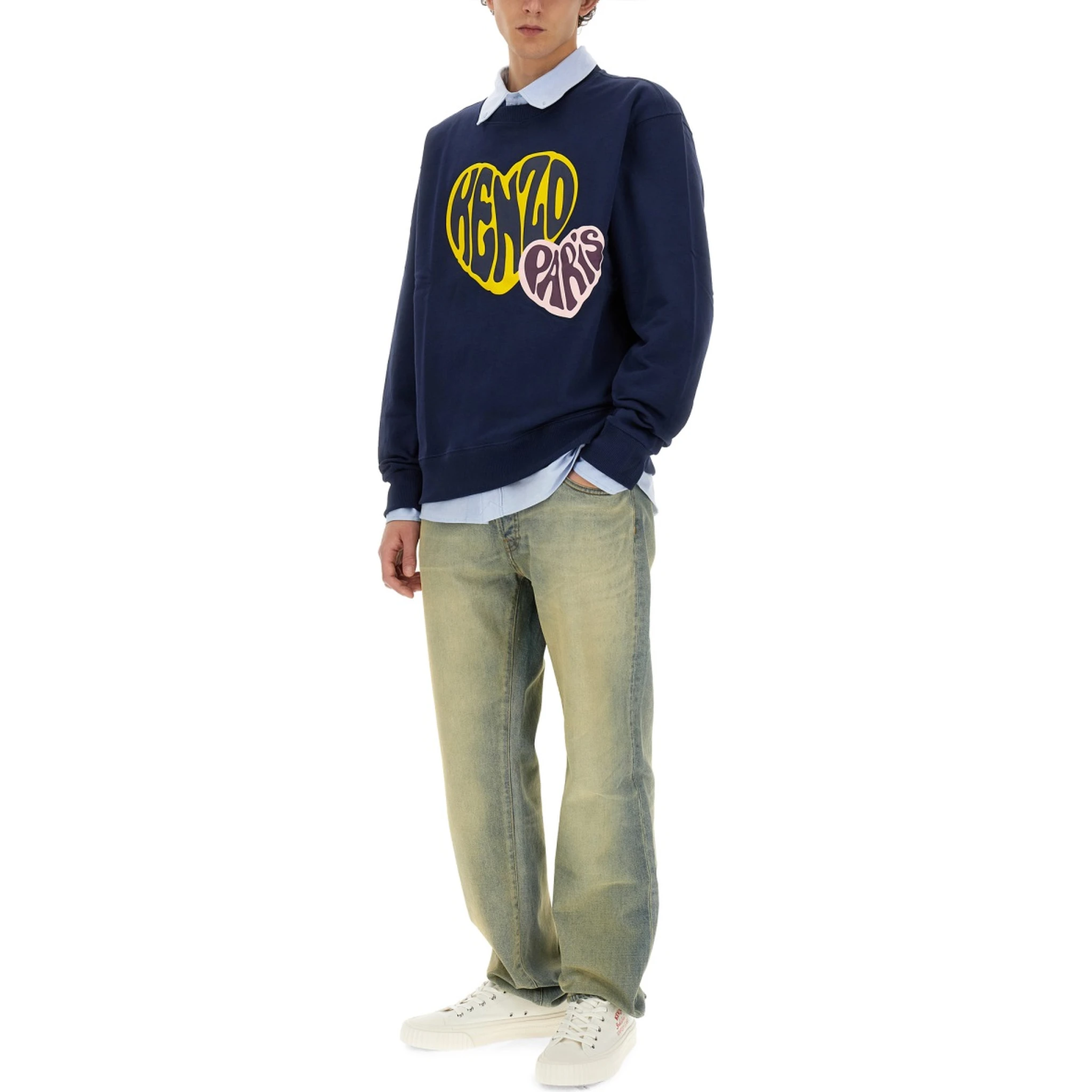 SLIM BARA JEANS 'KENZO DRAWN VARSITY'