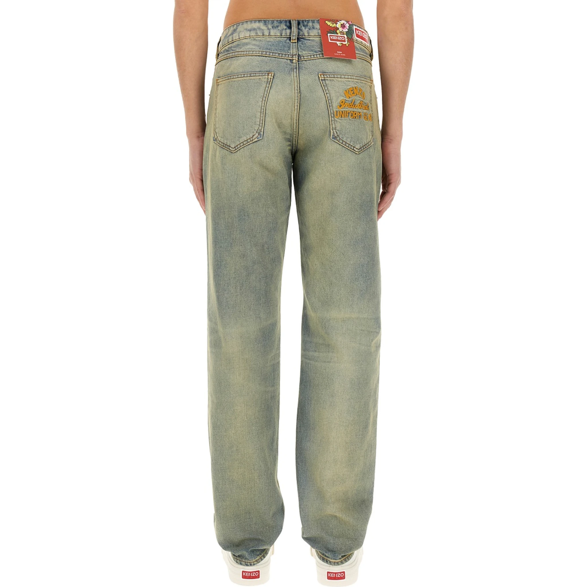 SLIM BARA JEANS 'KENZO DRAWN VARSITY'