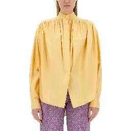 COTTON POPLIN BLOUSE