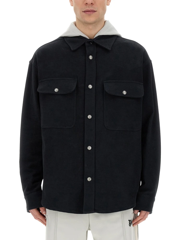 SHIRT-JACKET WITH MONOGRAM