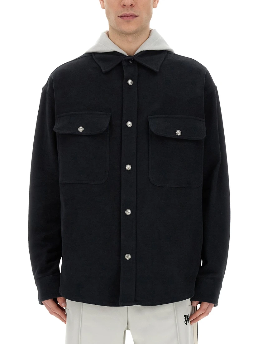 SHIRT-JACKET WITH MONOGRAM