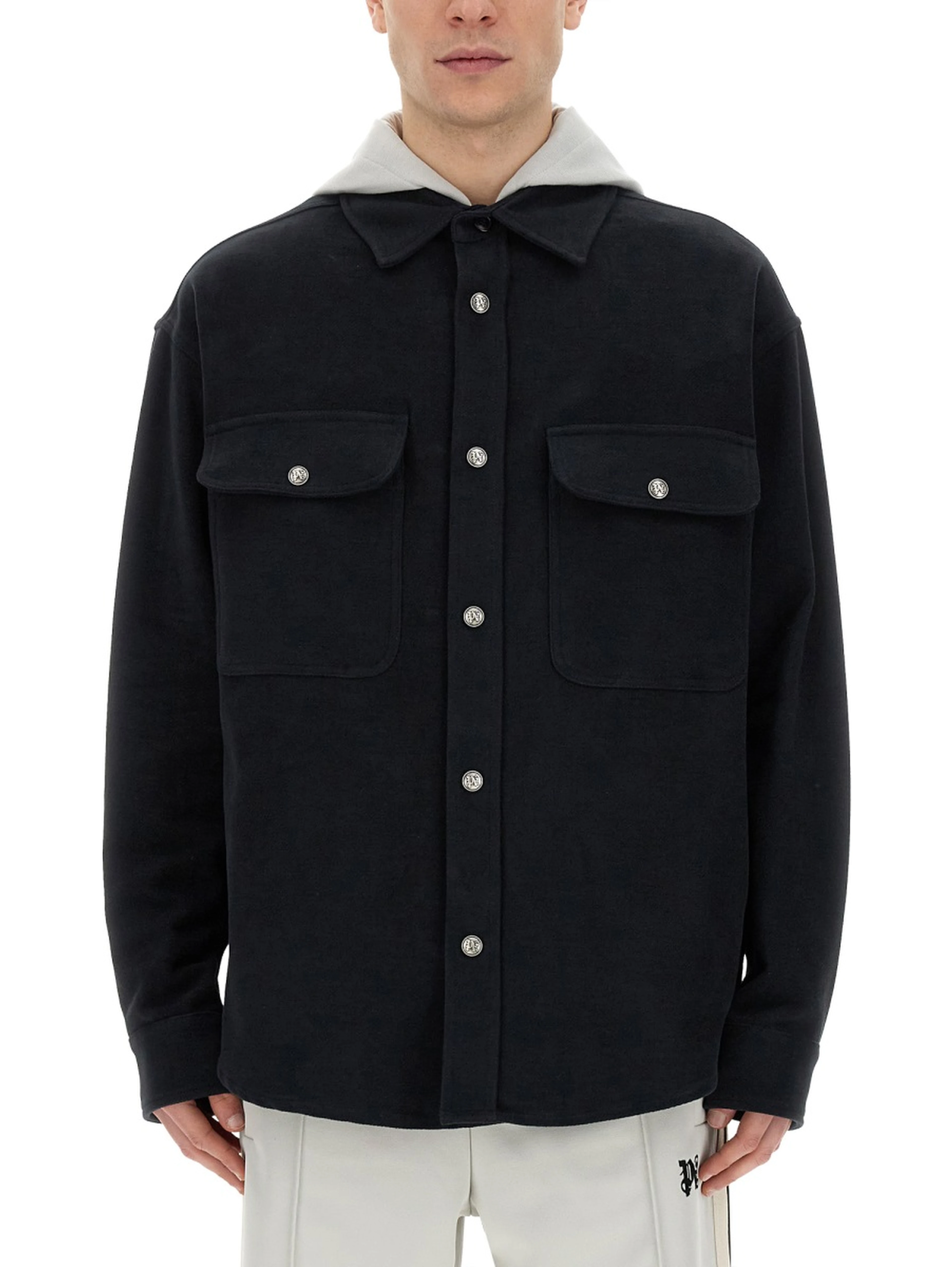 SHIRT-JACKET WITH MONOGRAM