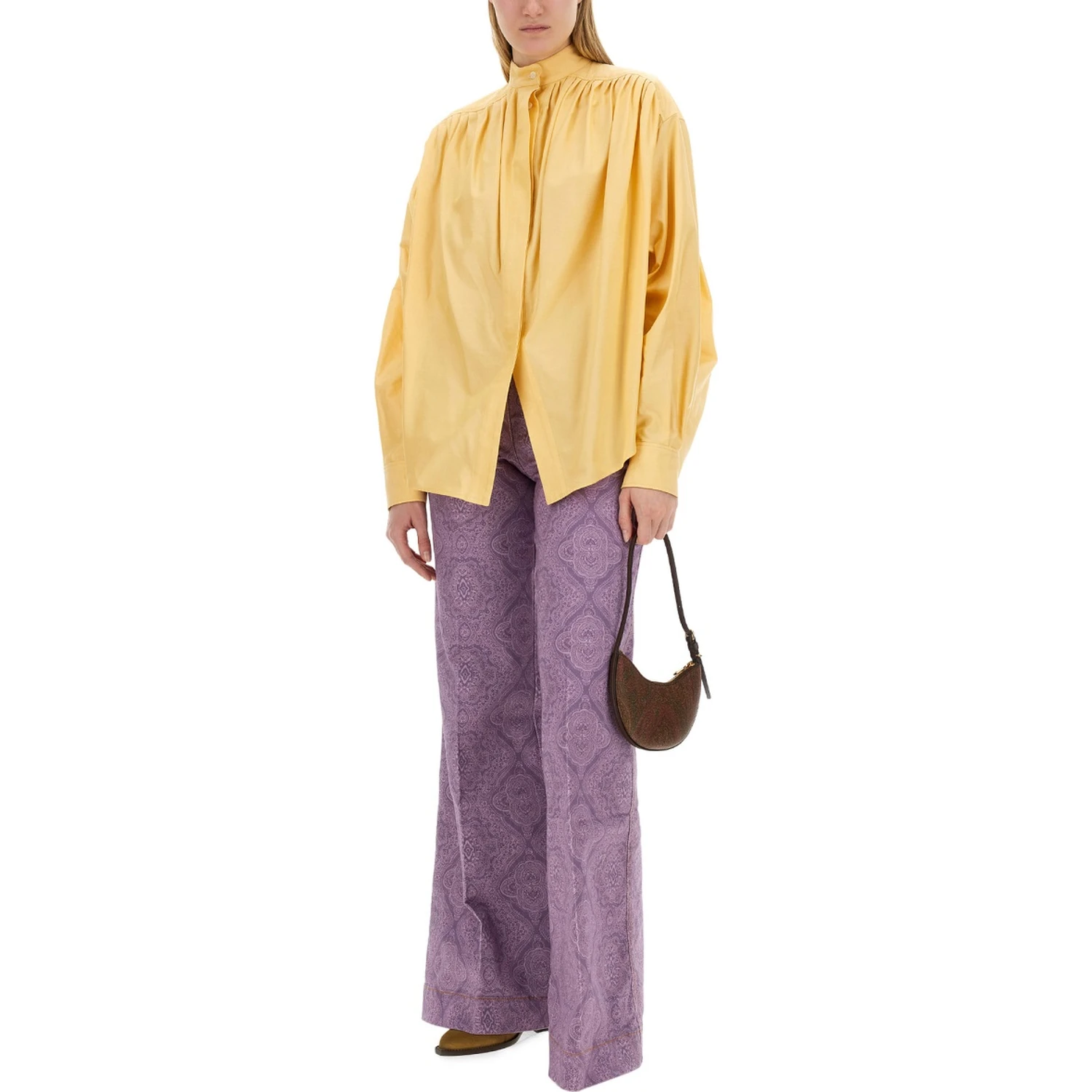 COTTON POPLIN BLOUSE