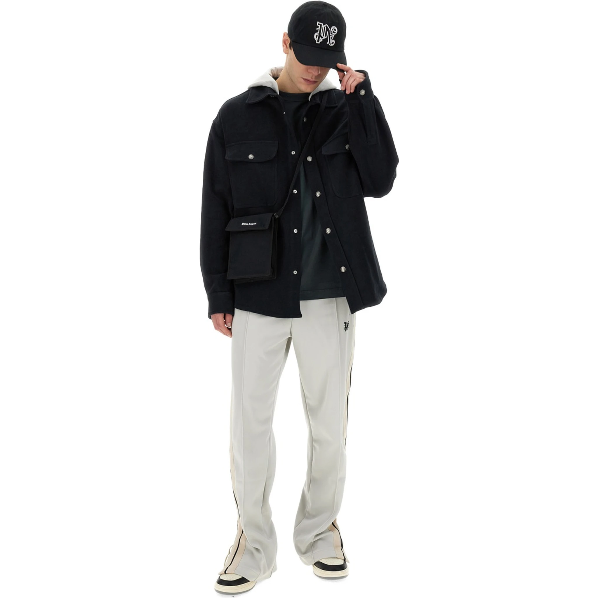 SHIRT-JACKET WITH MONOGRAM