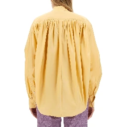 COTTON POPLIN BLOUSE