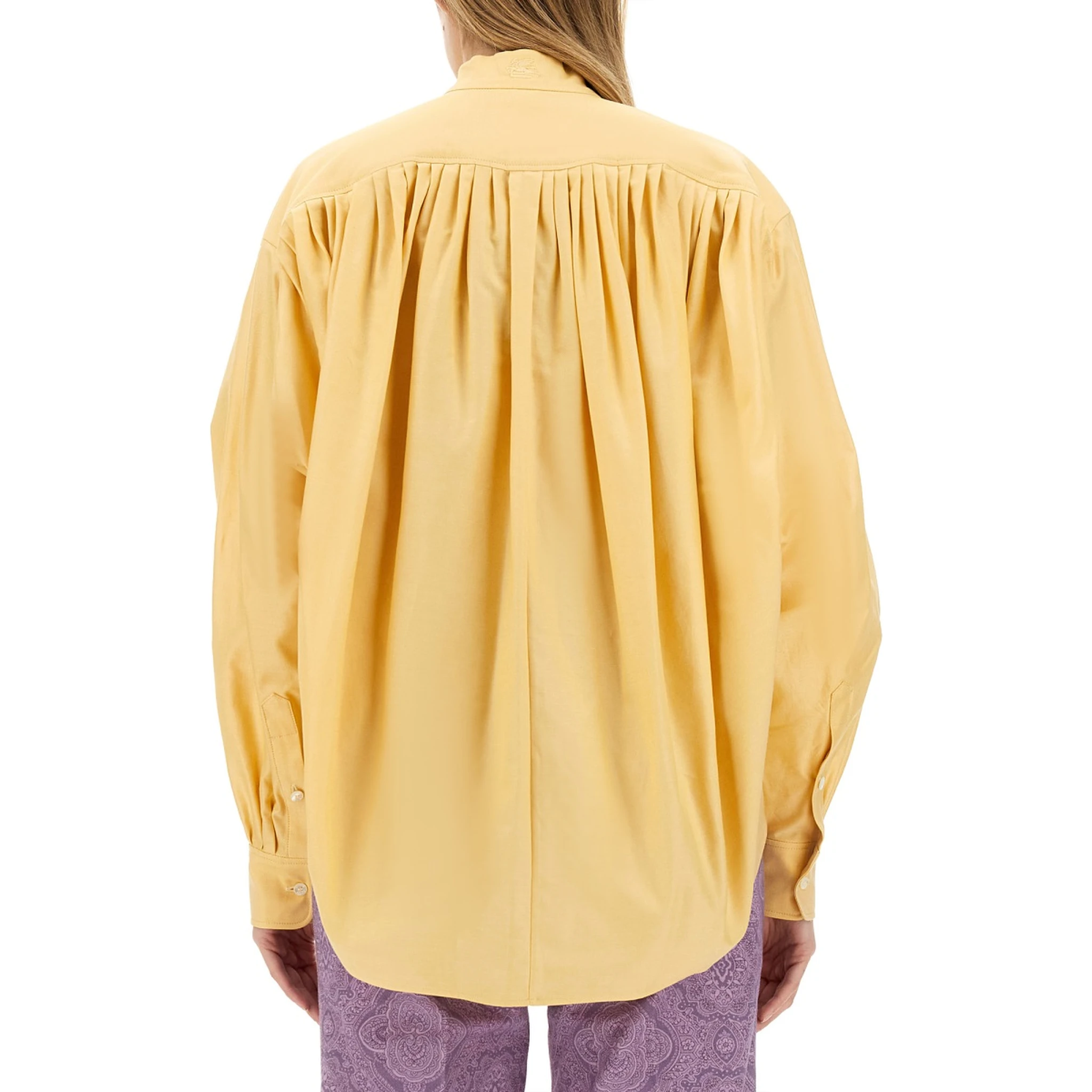 COTTON POPLIN BLOUSE