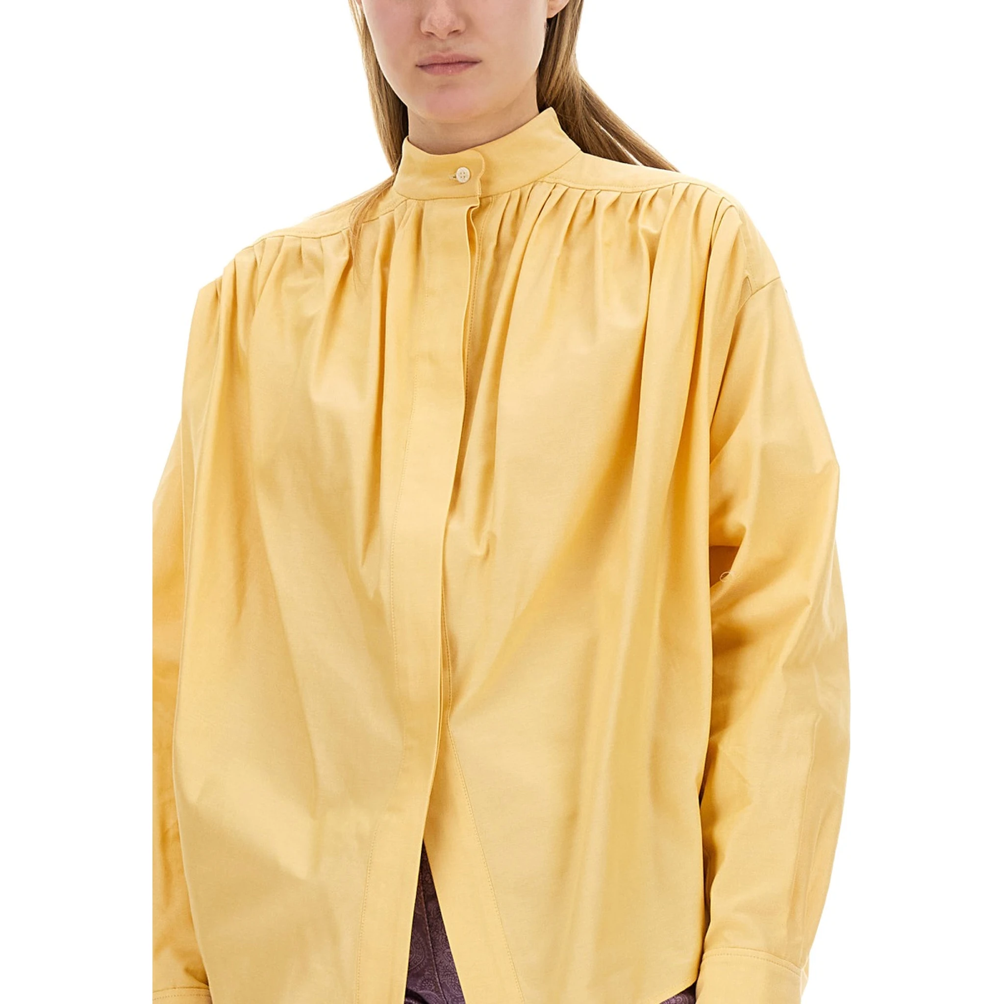 COTTON POPLIN BLOUSE