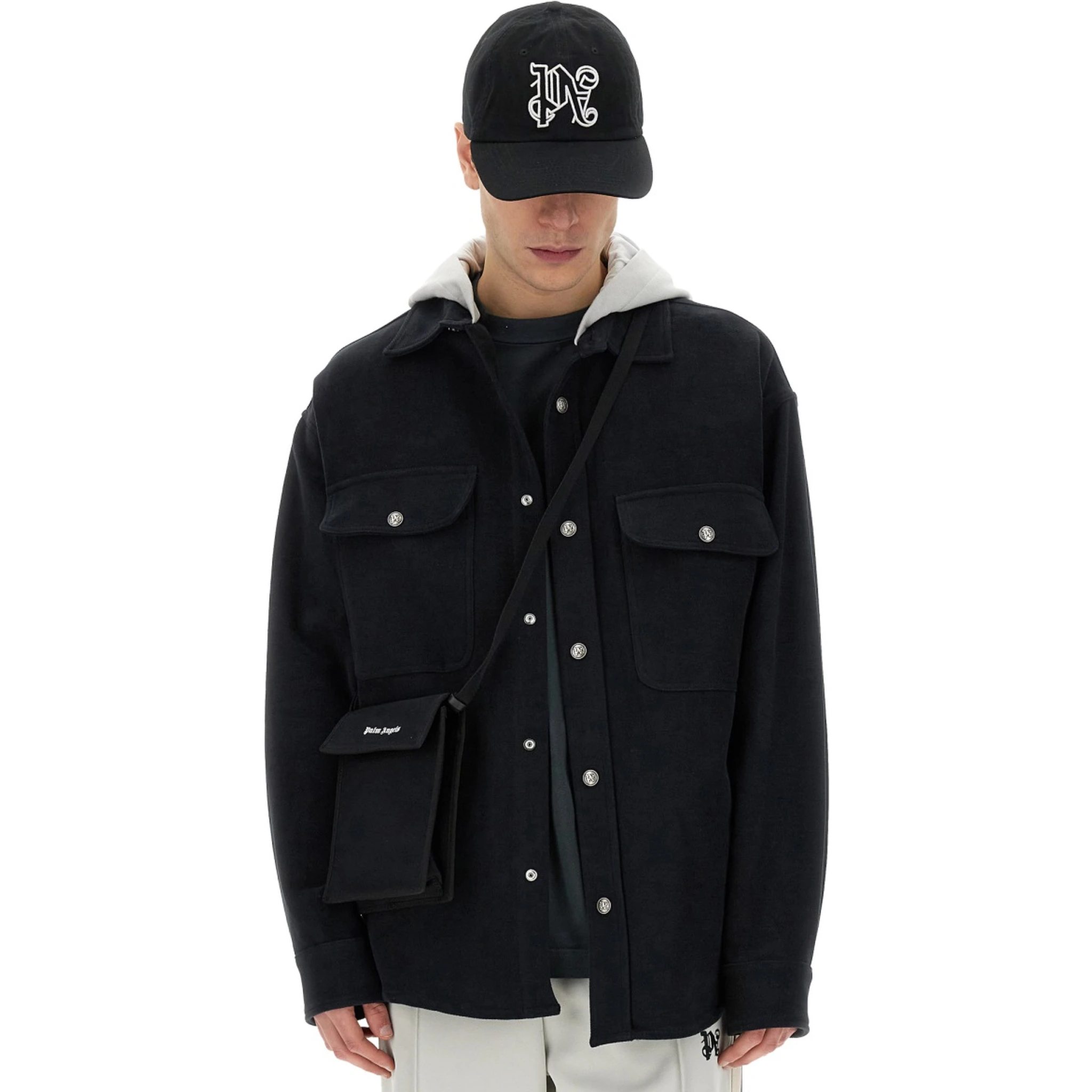 SHIRT-JACKET WITH MONOGRAM