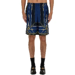 شورت برمودا من قماش التويل