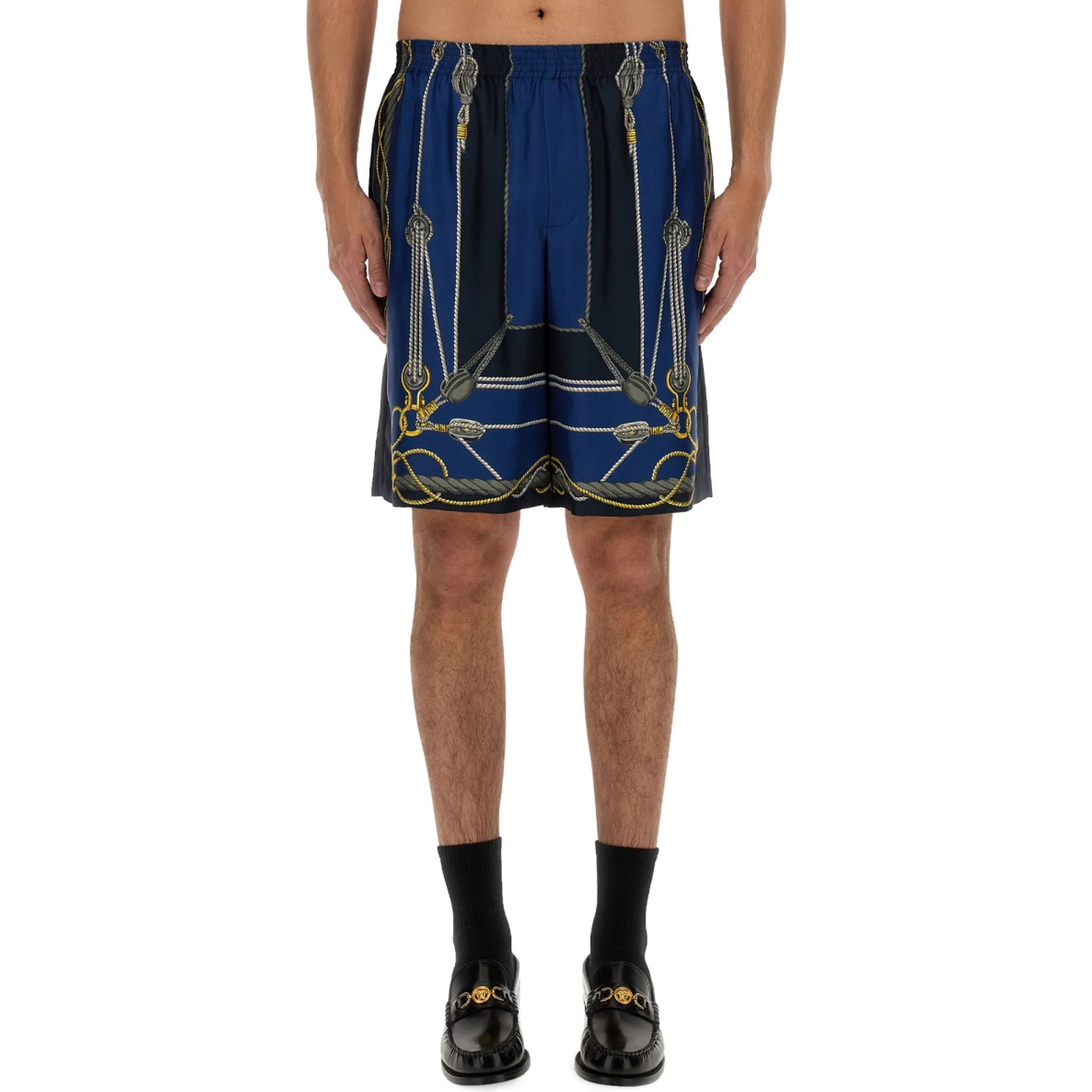 شورت برمودا من قماش التويل