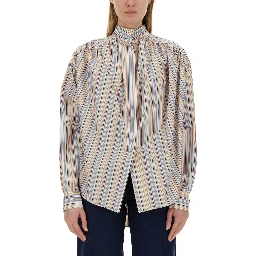 BLOUSE WITH STRIPE PATTERN