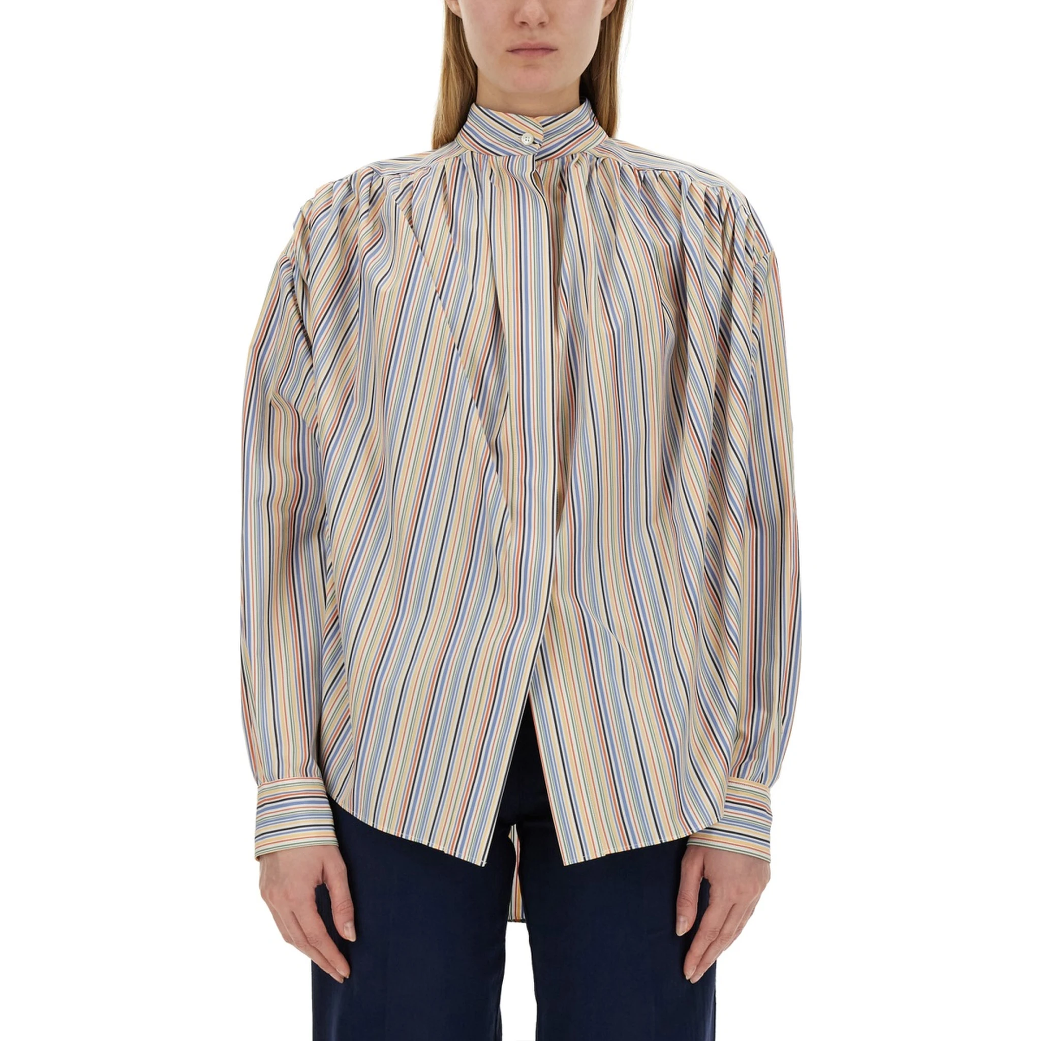 BLOUSE WITH STRIPE PATTERN