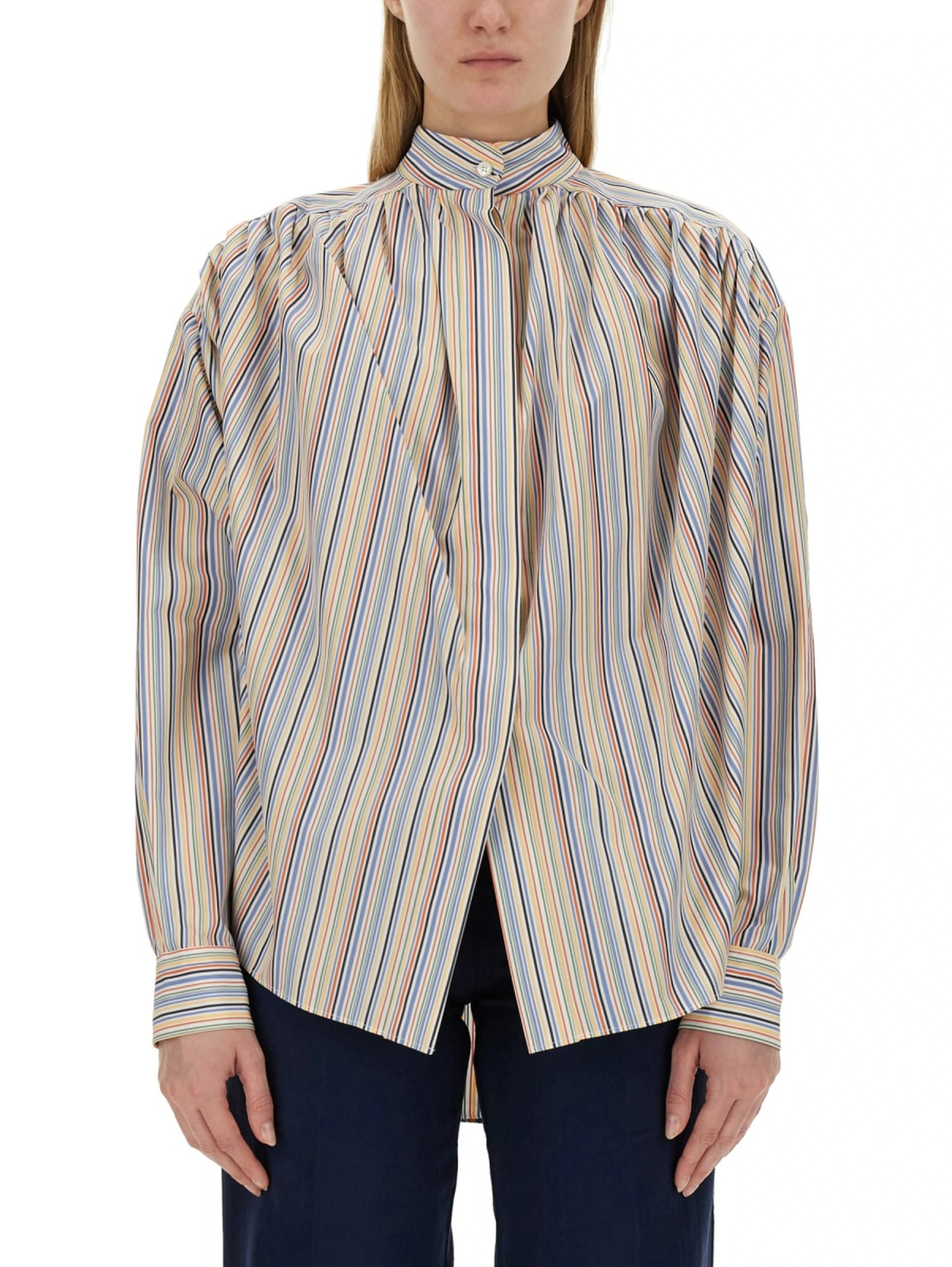 BLOUSE WITH STRIPE PATTERN