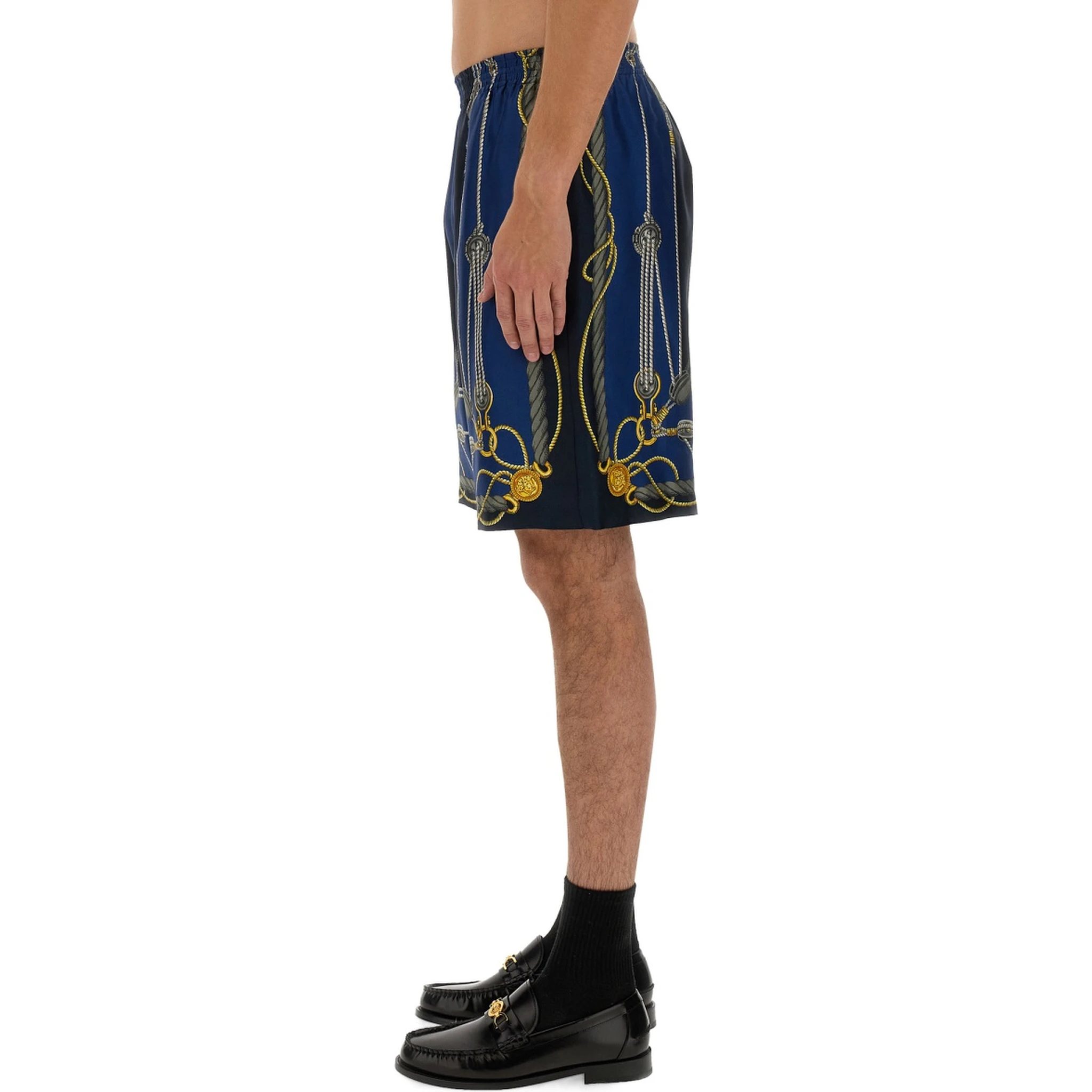 شورت برمودا من قماش التويل