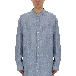SHIRT WITH MANDARIN COLLAR