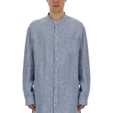 SHIRT WITH MANDARIN COLLAR