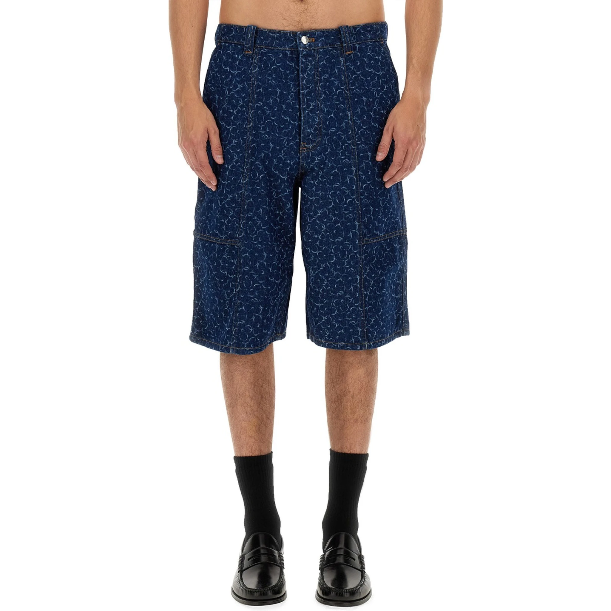 DENIM BERMUDA SHORTS