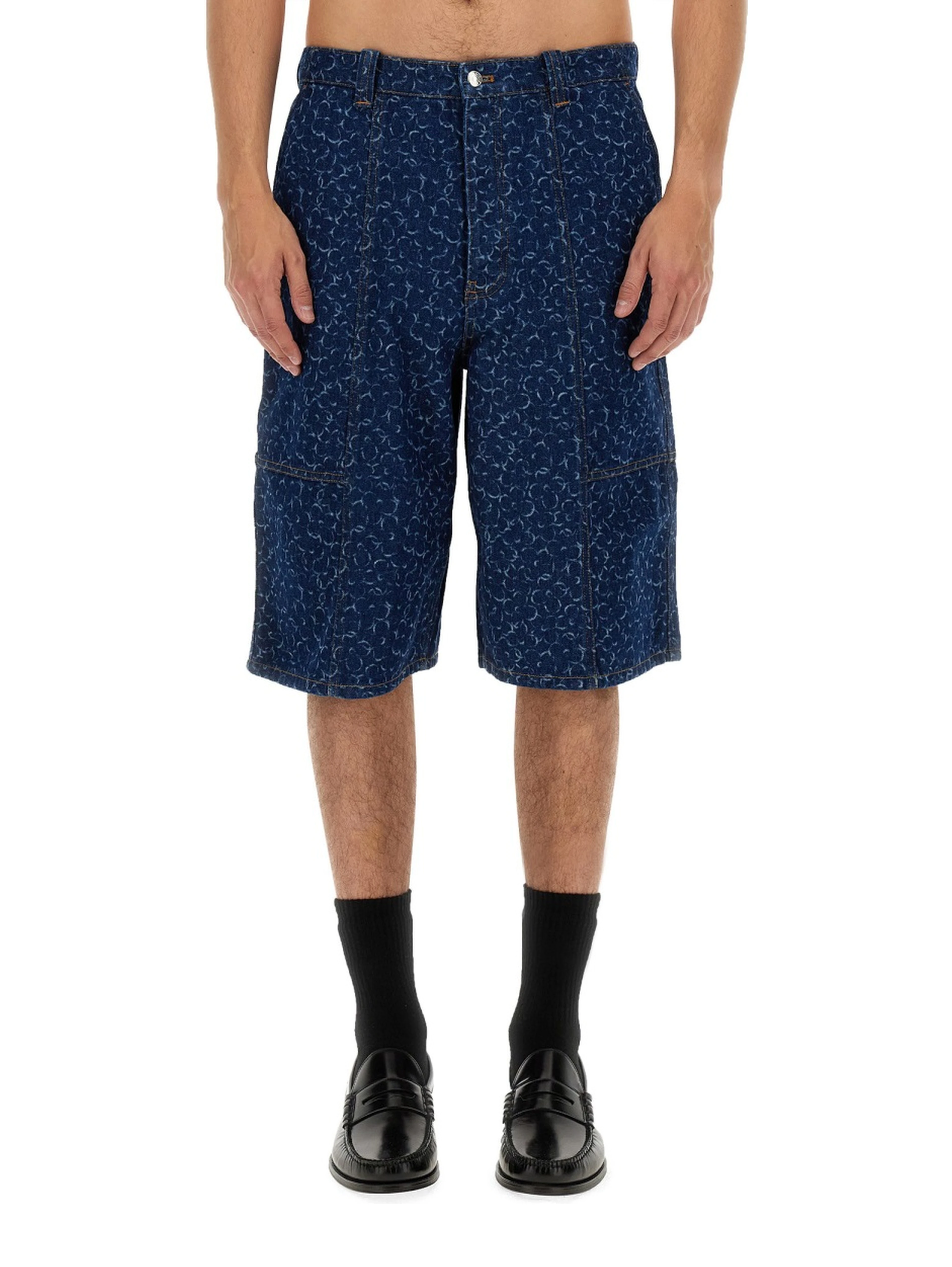DENIM BERMUDA SHORTS