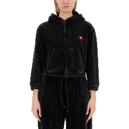 VELOUR SWEATSHIRT