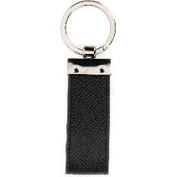 KEYCHAIN WITH LOGOED LABEL