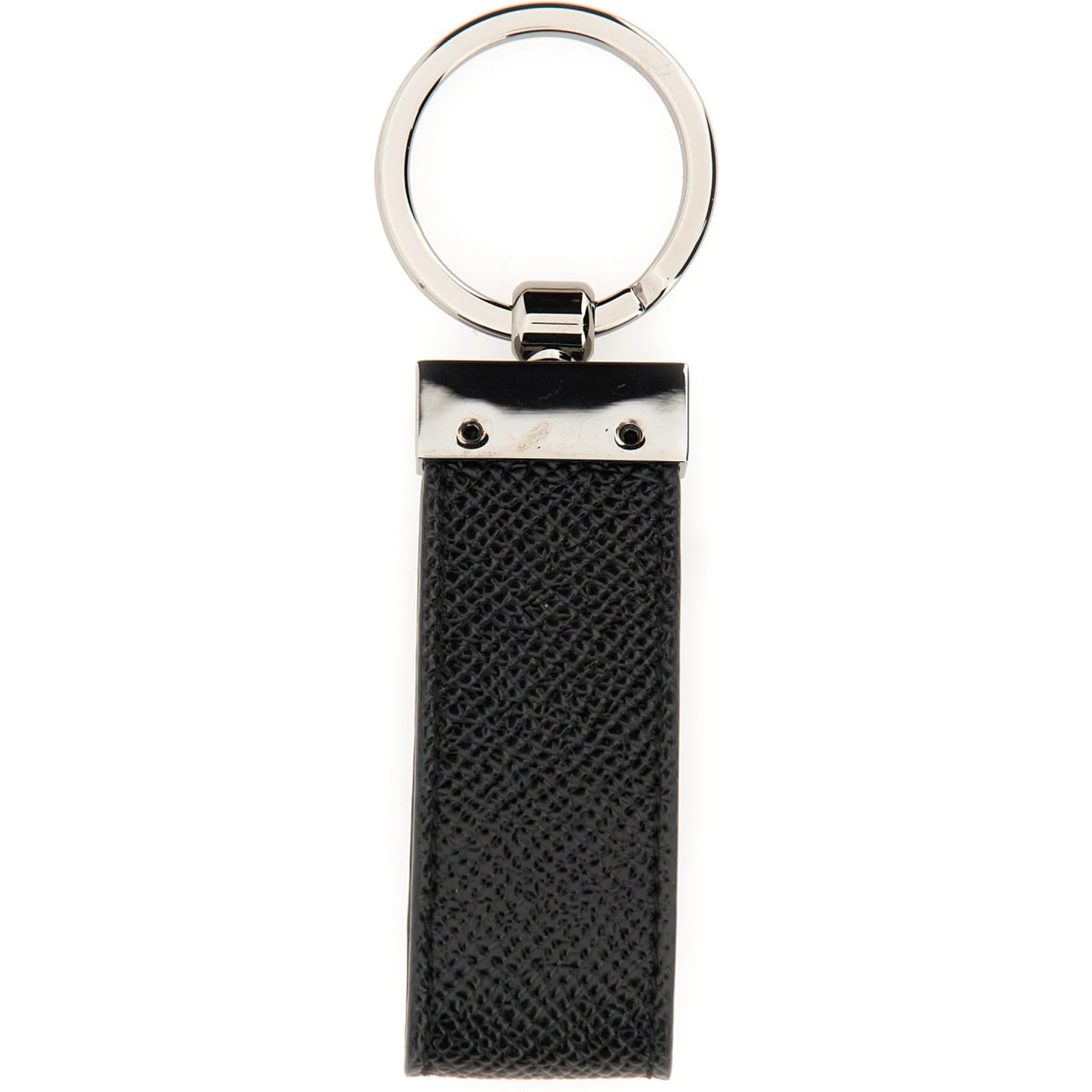 KEYCHAIN WITH LOGOED LABEL