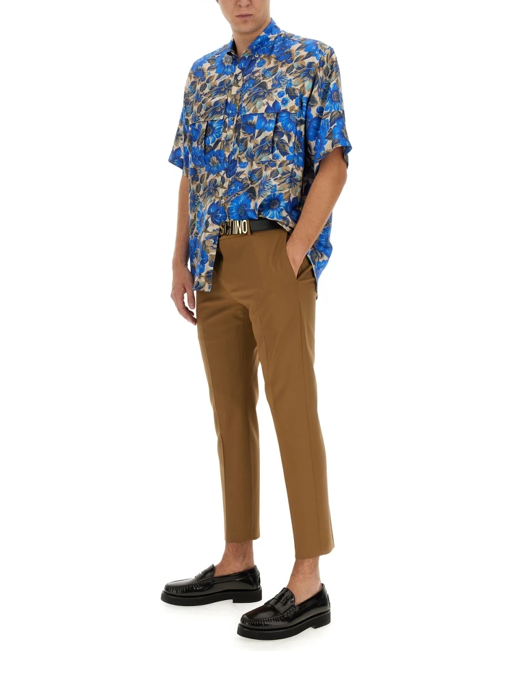 BLUE FLOWERS ALLOVER PRINT SHIRT alternative