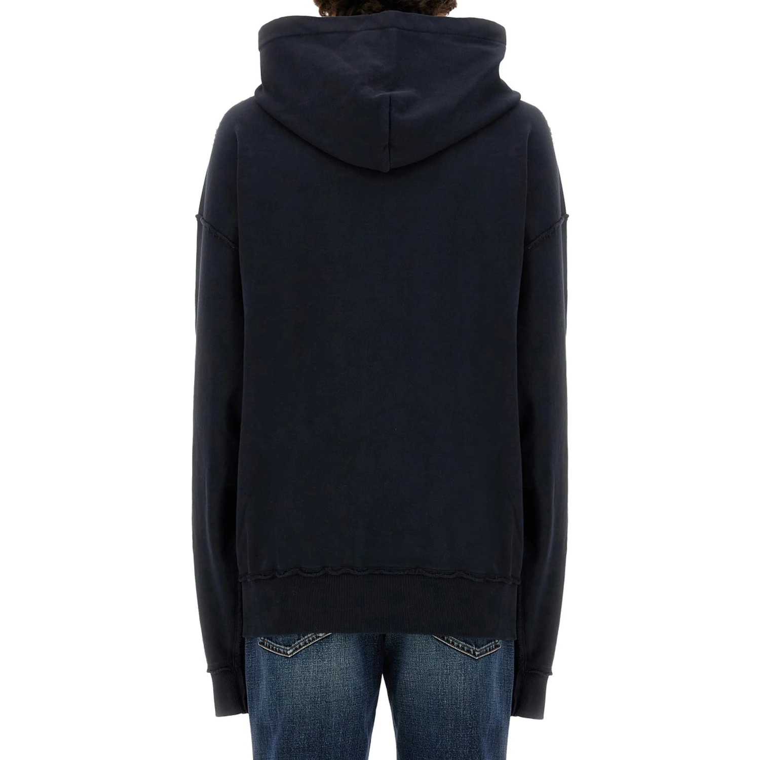 SWEATSHIRT WITH NAVY PRINT