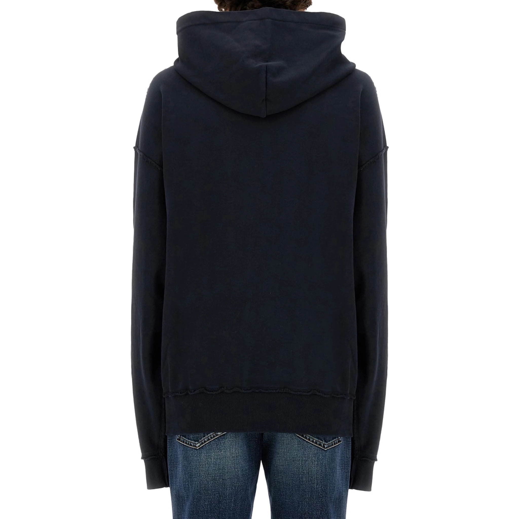 SWEATSHIRT WITH NAVY PRINT