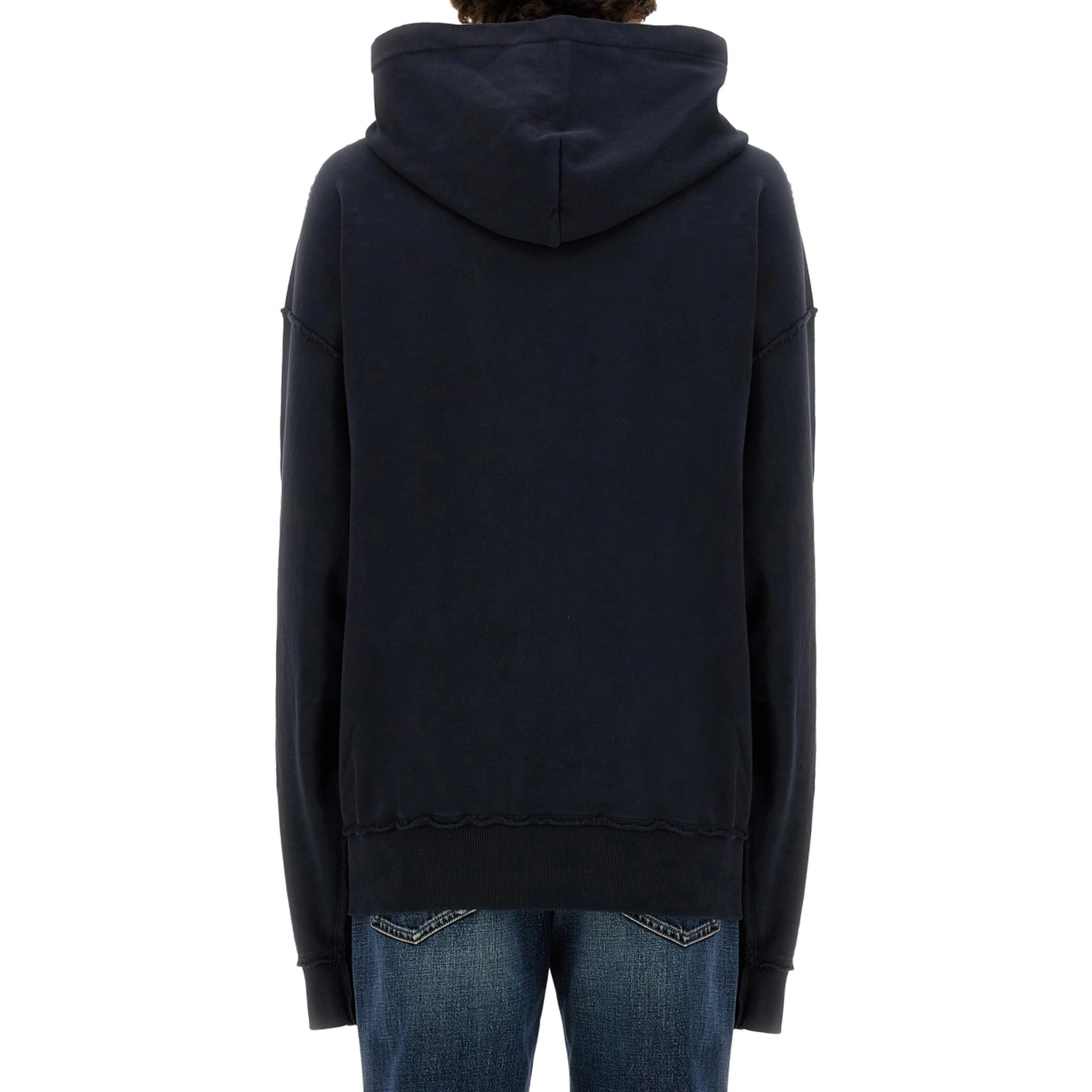 SWEATSHIRT WITH NAVY PRINT