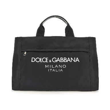 BORSONE IN NYLON CON LOGO