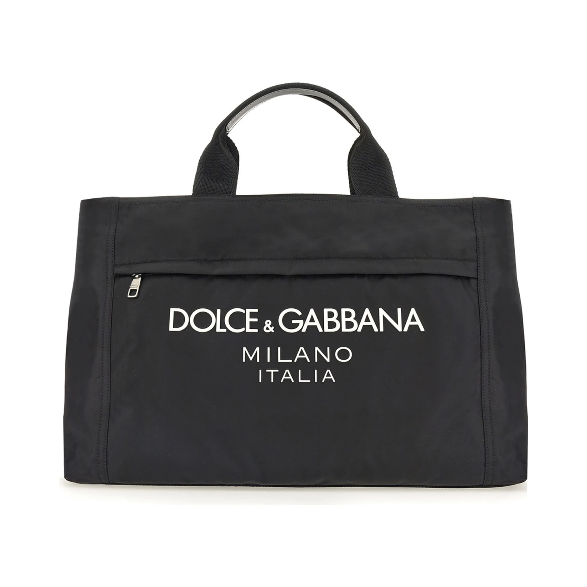 BORSONE IN NYLON CON LOGO