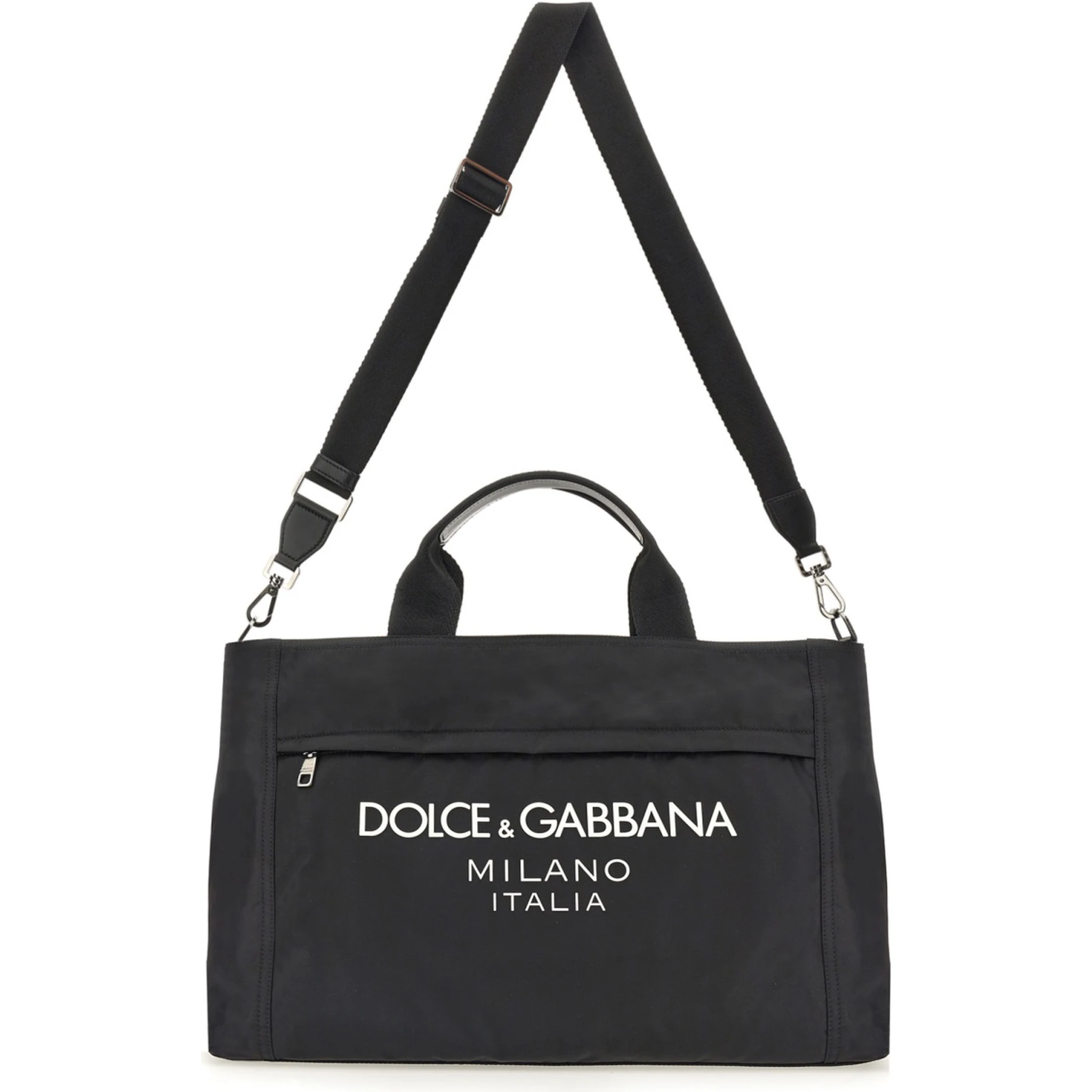 BORSONE IN NYLON CON LOGO