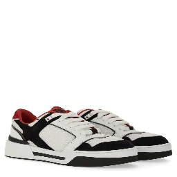 LEATHER AND MESH SNEAKER