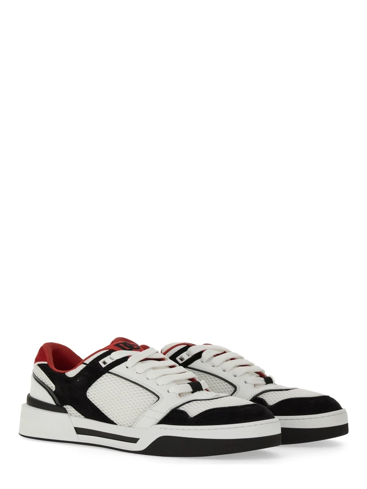 LEATHER AND MESH SNEAKER alternative