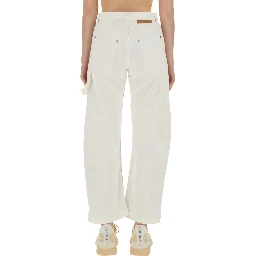 UTILITY JEANS WITH BANANA LEG