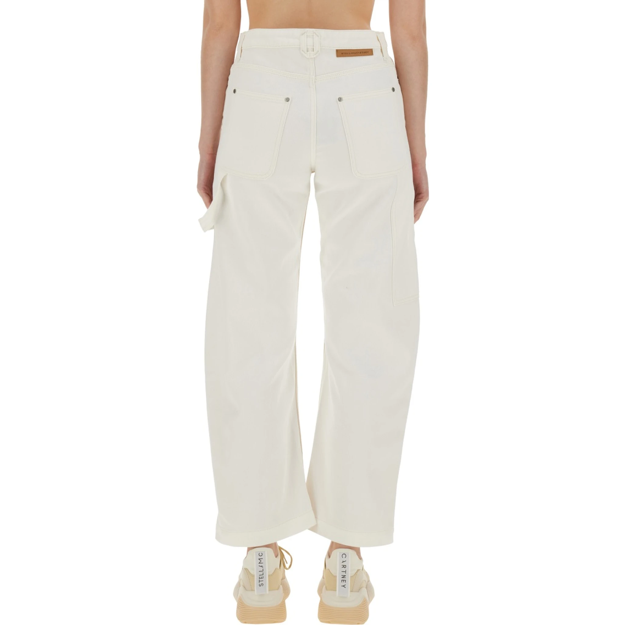 UTILITY JEANS WITH BANANA LEG