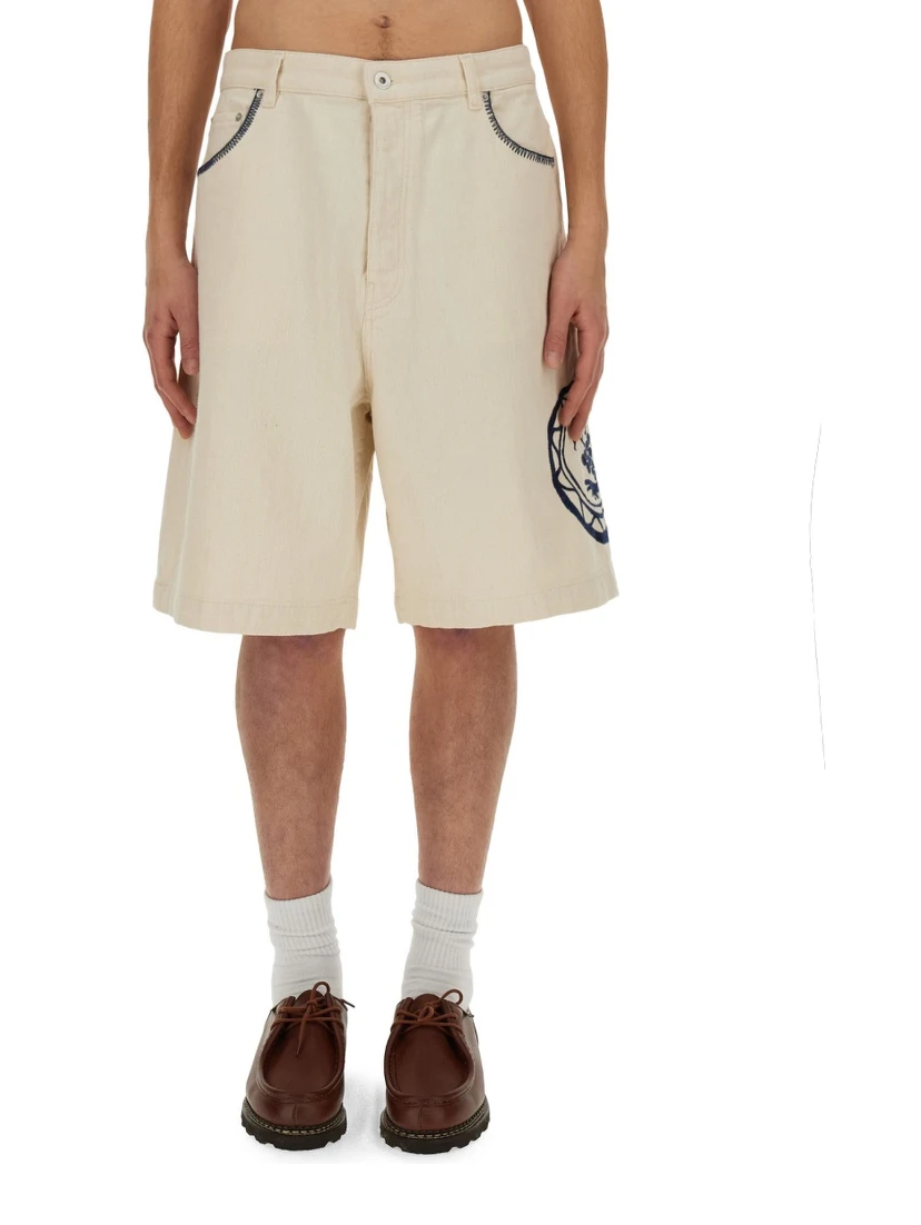 COTTON BERMUDA SHORTS